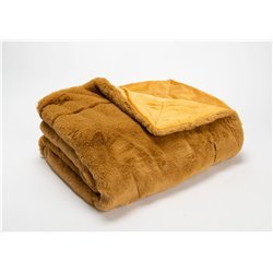 PLAID LUXE CAMEL 130X170