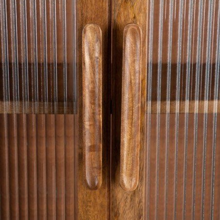 Vitrina Boise- Estilo colonial madera de mango