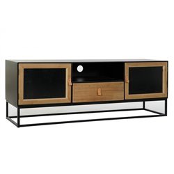 Mueble TV Madera Metal 140x40x50                  